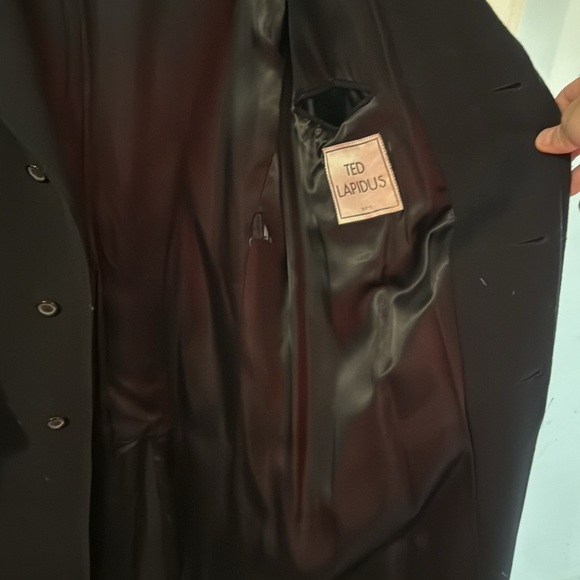 Ted Lapidus Paris, Vintage cashmere wool long coat, made in France incredible!! - Picture 7 of 7